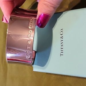 Tiffany & Co 1837 wide cuff with box sterling silver